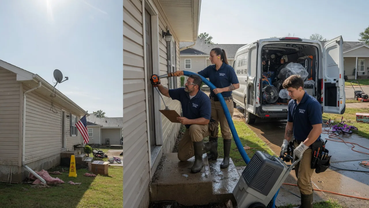 Ceiling Water Damage Restoration in Indianola, OK near me